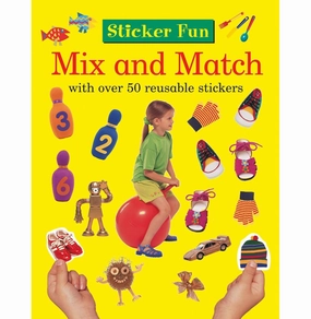 Sticker Fun Mix and Match: With over 50 Reusable Stickers Armadillo