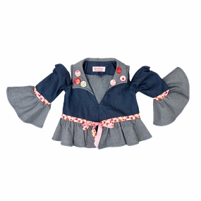 STRAWBERRY SHORTCAKE BERRY DENIM JACKET - SIZE 4