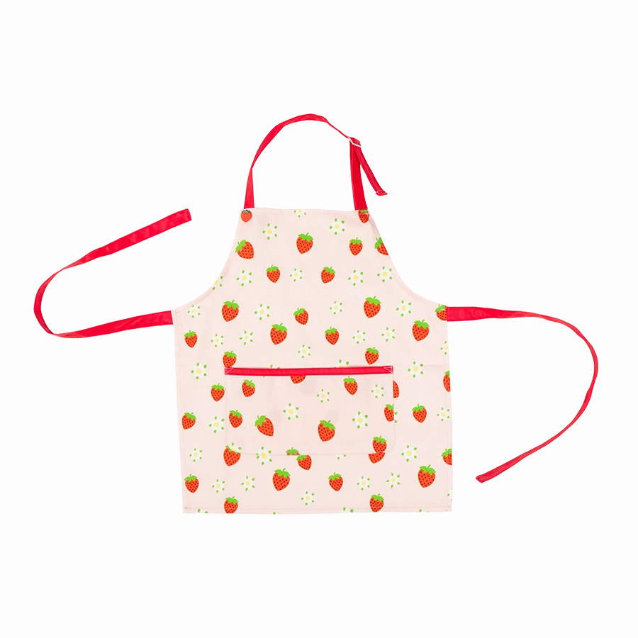 STRAWBERRY SHORTCAKE CHEF CLASSIC APRON PREMIUM CHILD DRESS UP - SIZE M/L