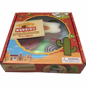 Stretcheez Burrito - Surprise Toppings Stretchy Toy Food Set, Roleplay Age 3 
