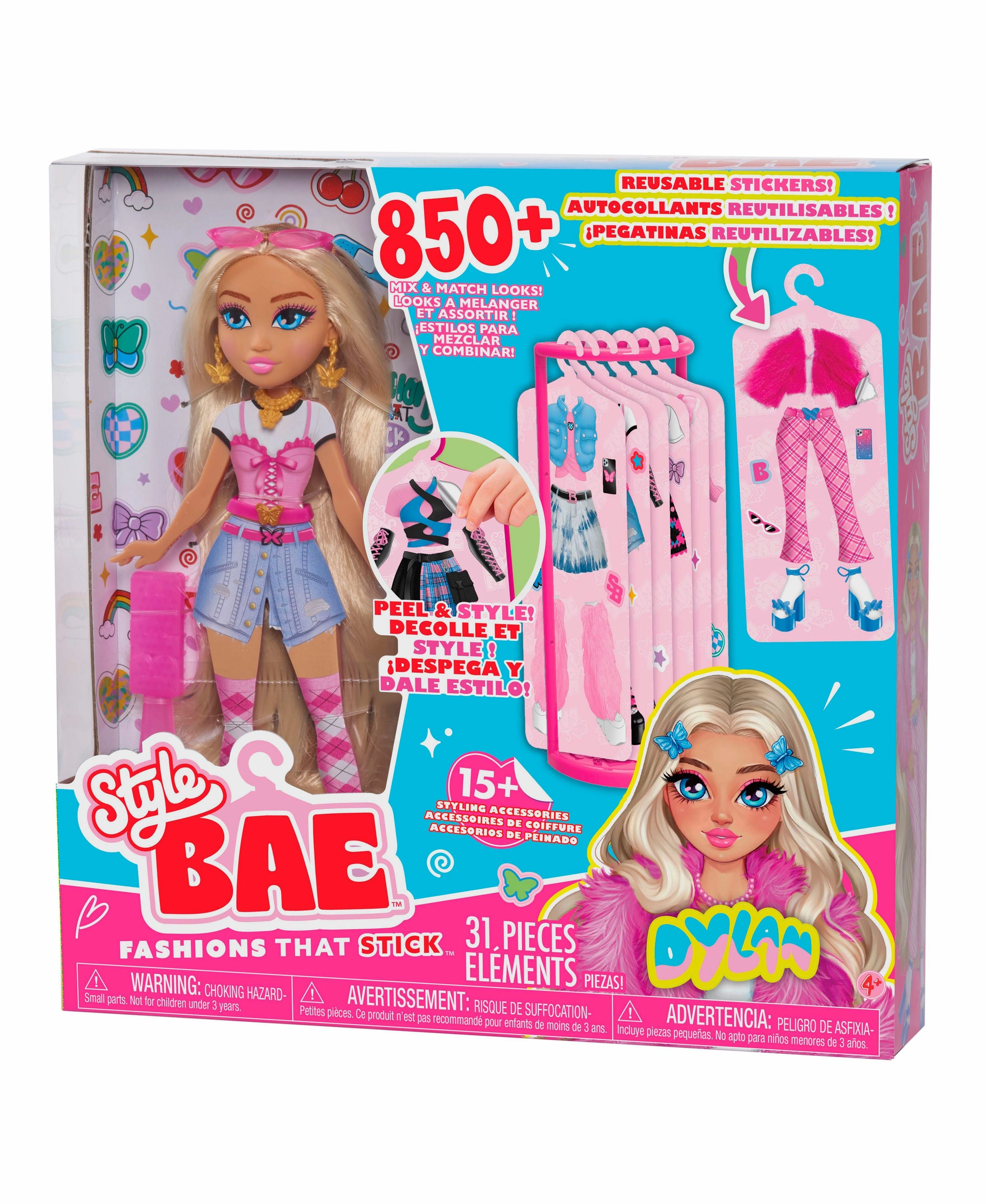 Style Bae 10-inch Fashion Doll - Dylan with Accessories