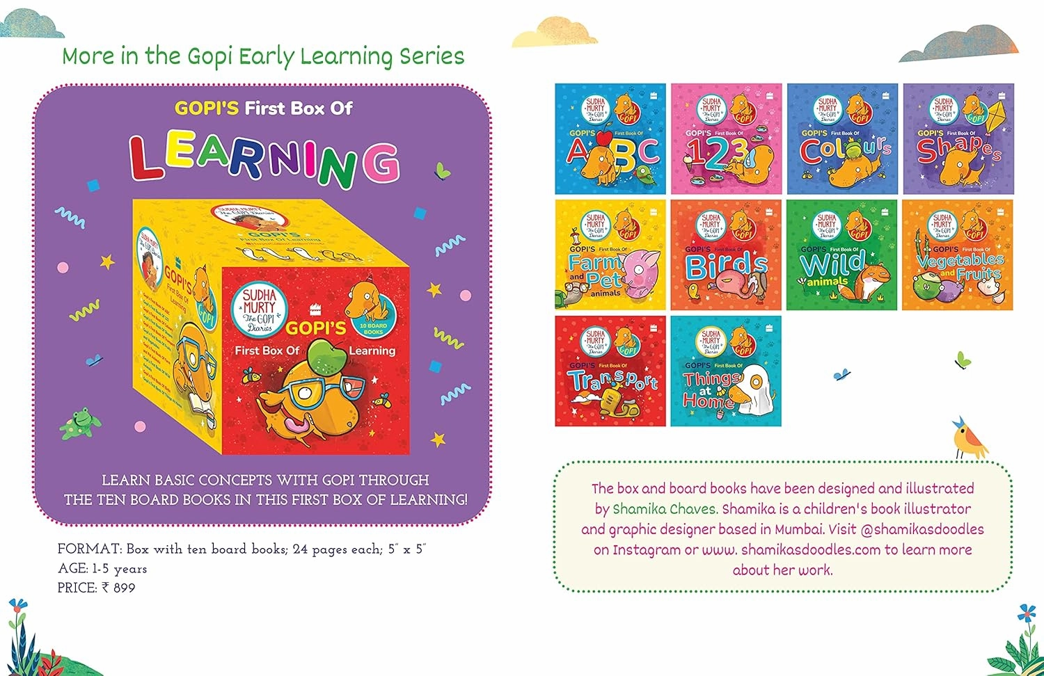 Sudha Murty Learn Patterns And Pencil Control With Gopi for ages 2 