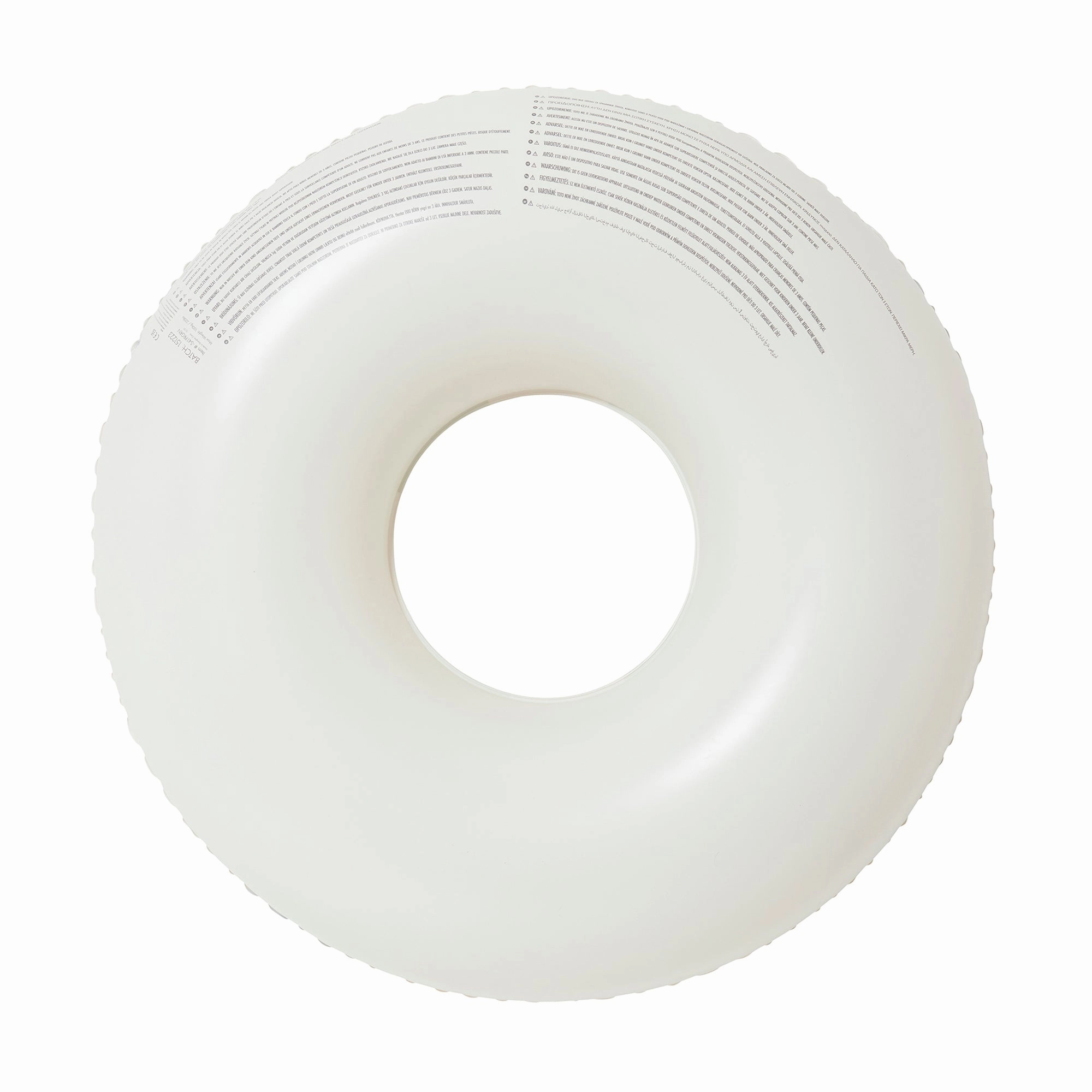 Sunnylife 41 Inch Olive Stripe Inflatable Pool Tube Float