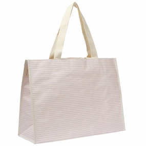 Sunnylife Carryall Beach Bag Lazy Days Pink Stripe - Oversized Waterproof Tote