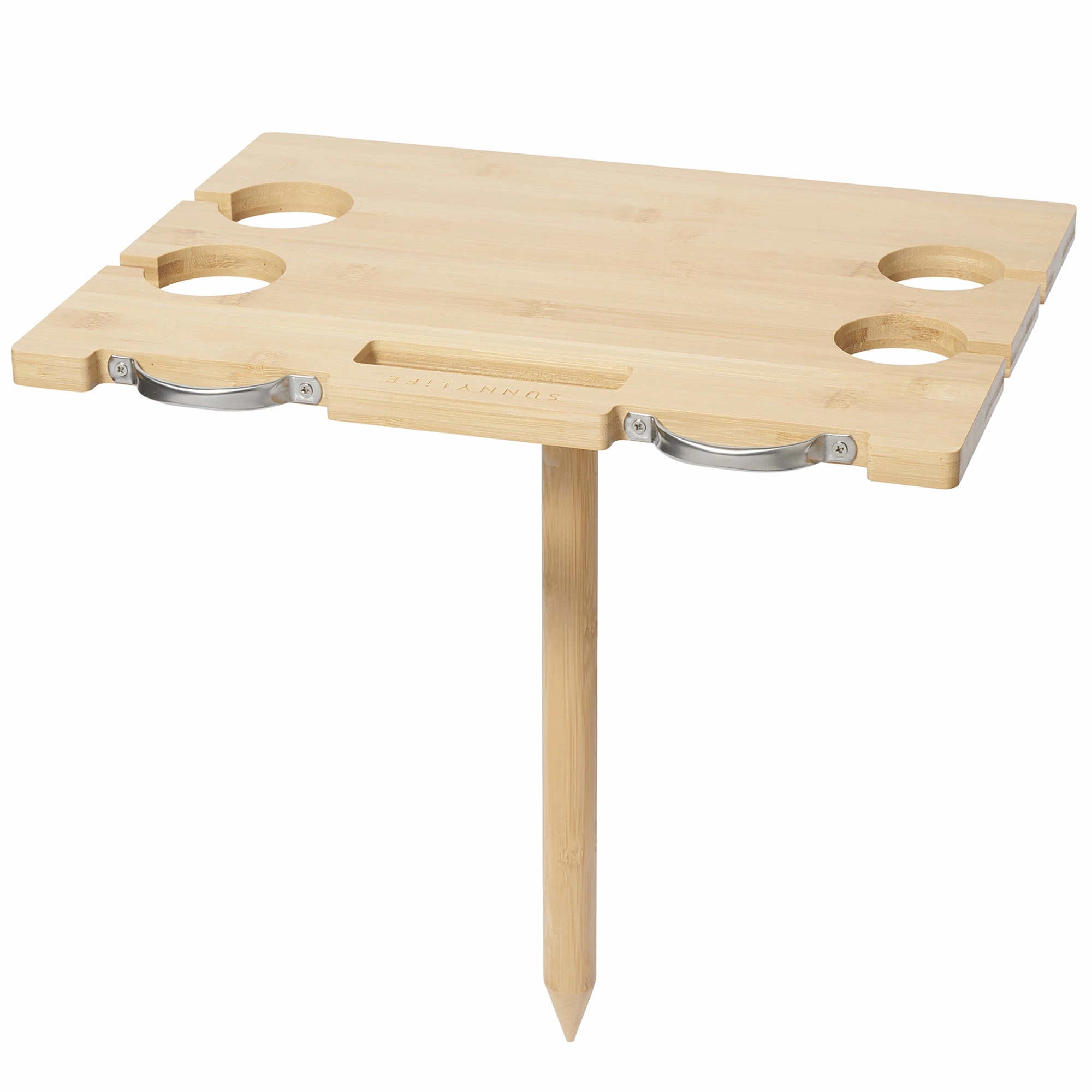 Sunnylife Portable Picnic Table  Le Weekend Natural Bamboo