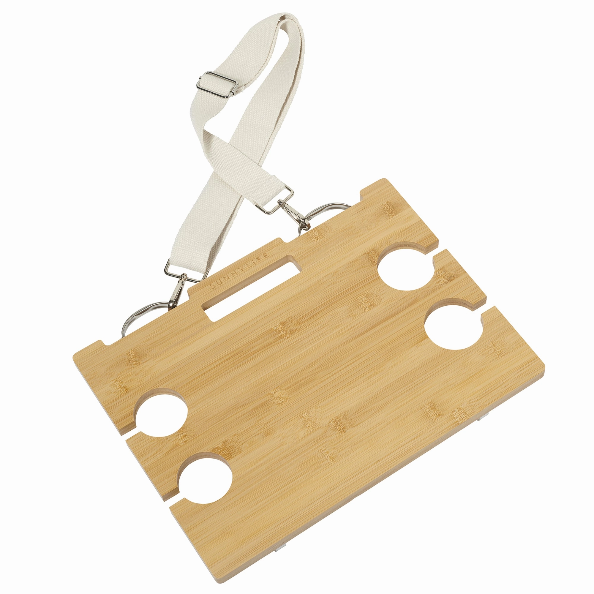 Sunnylife Portable Picnic Table  Le Weekend Natural Bamboo