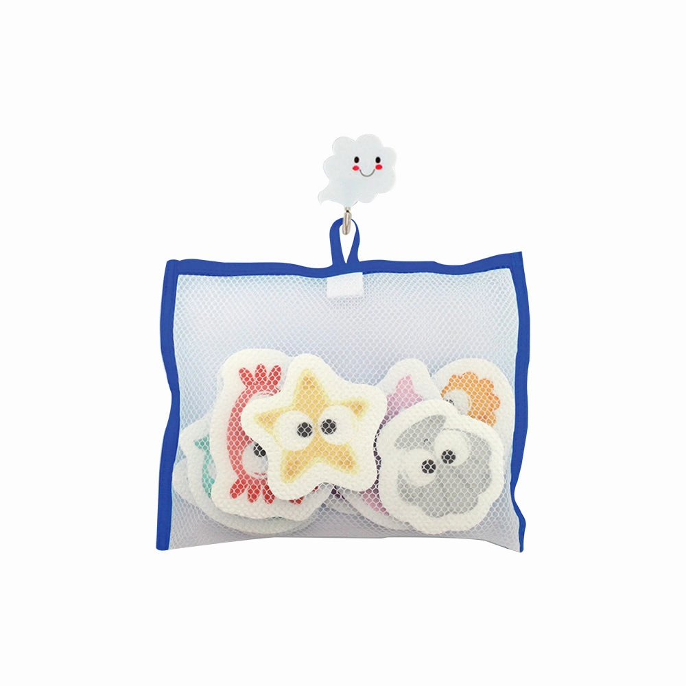 Sunta 9Pcs Sea Animals HTF Printed Bath Tub Toy
