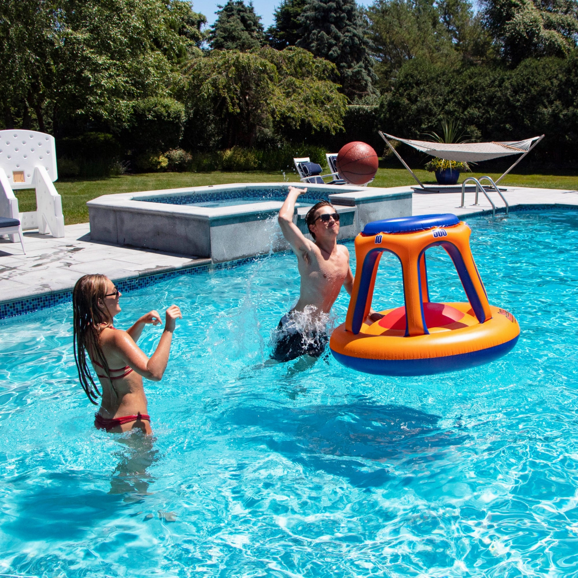 Swimline Giant Shootball Inflatable Basketball Water Game