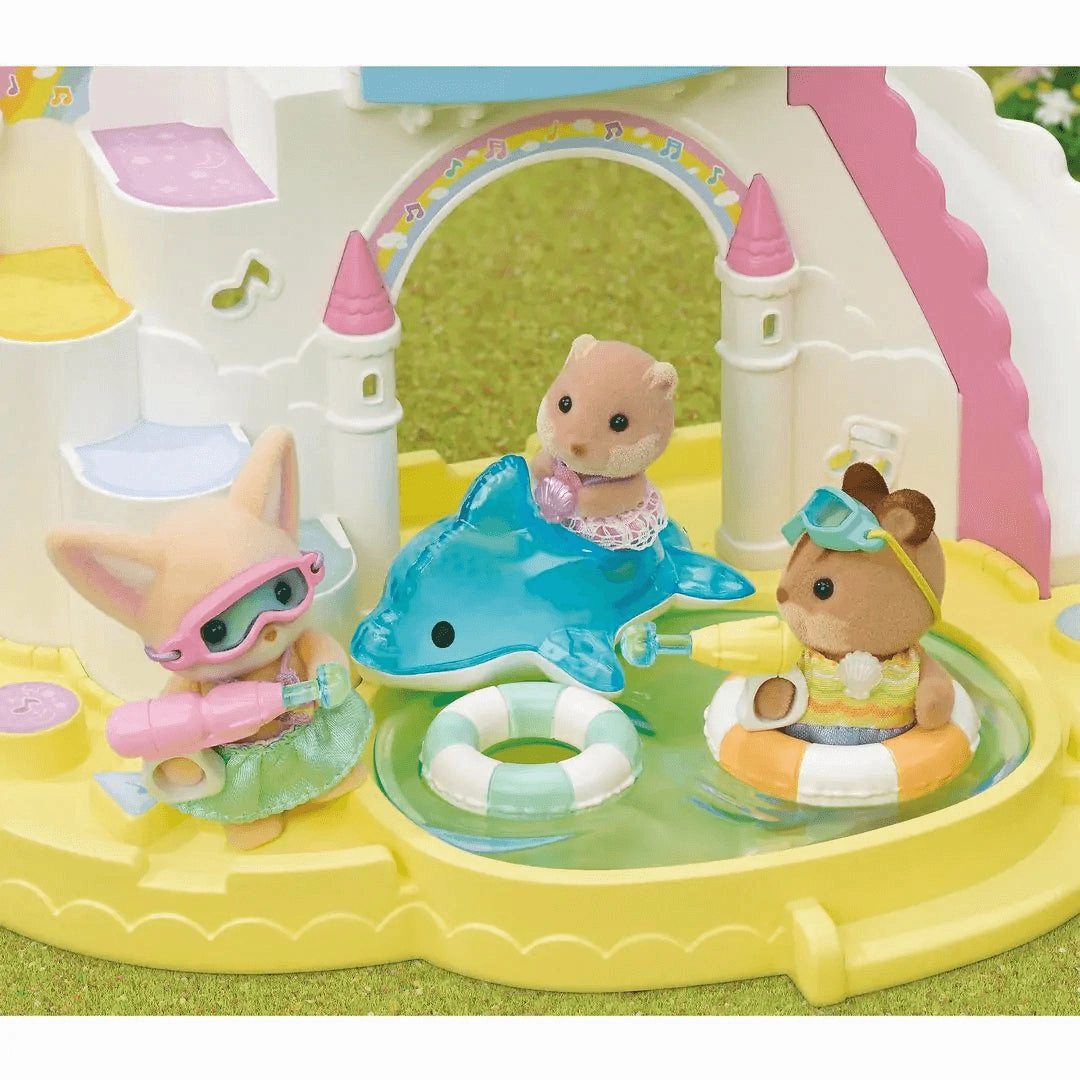 Sylvanian Families Nursery Friends - Pool Fun Trio for Ages 3 and Up
