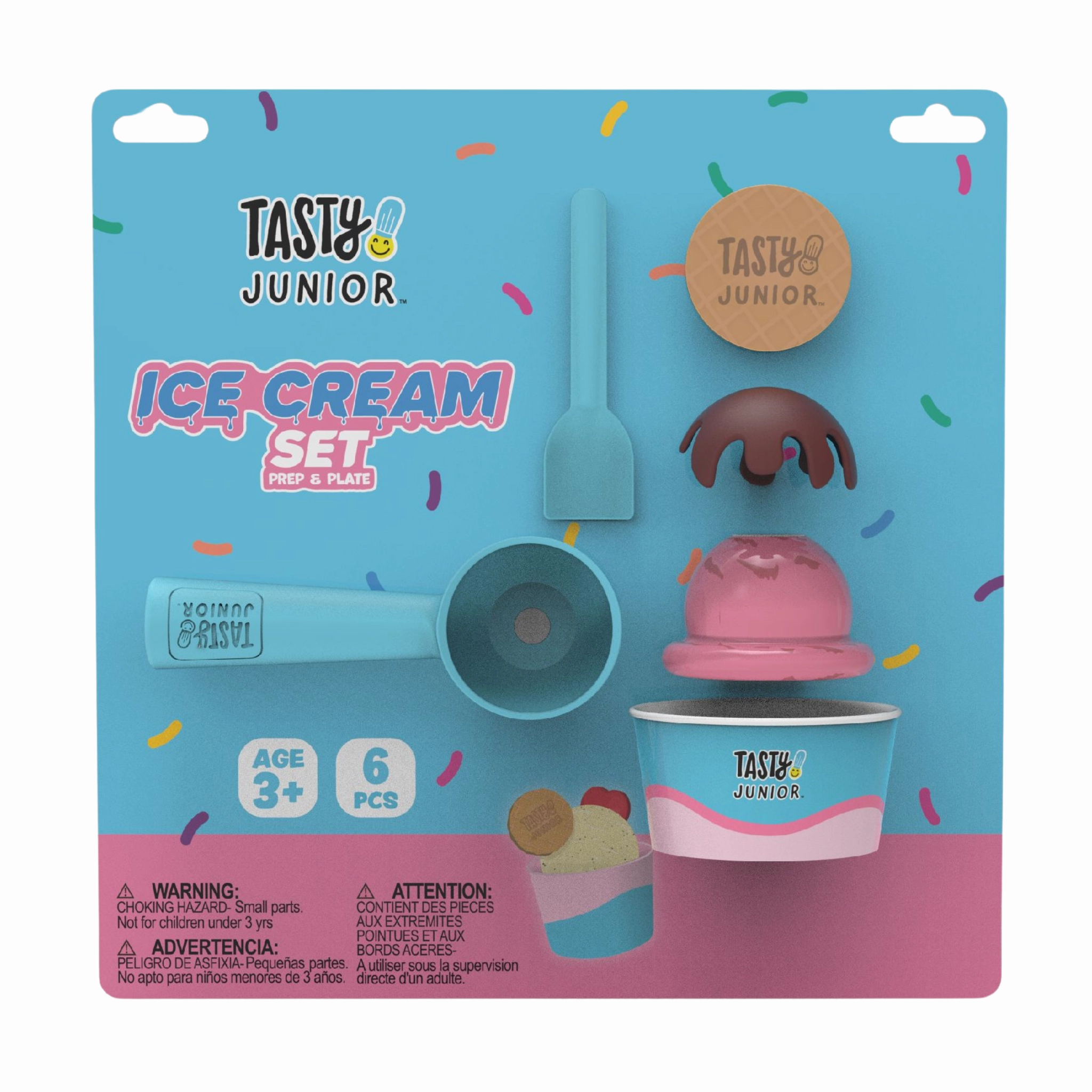 Tasty Junior Prep N Plate Ice Cream 6 Piece Set