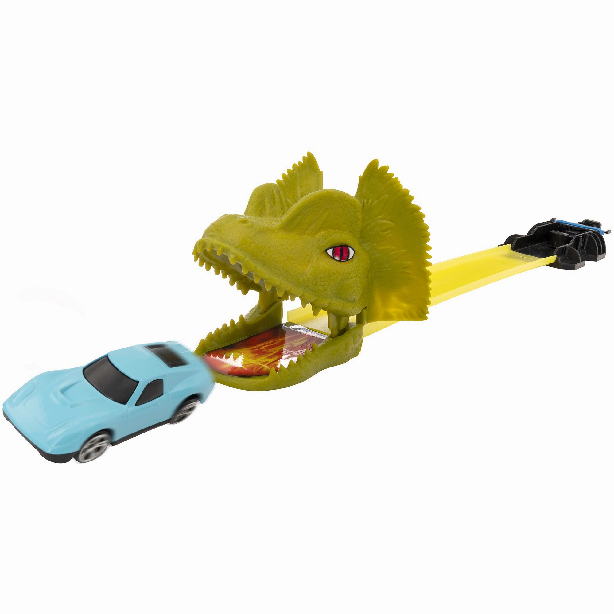 Teamsterz Speed City Dino Attack Racing Track Toy with 3 Cars