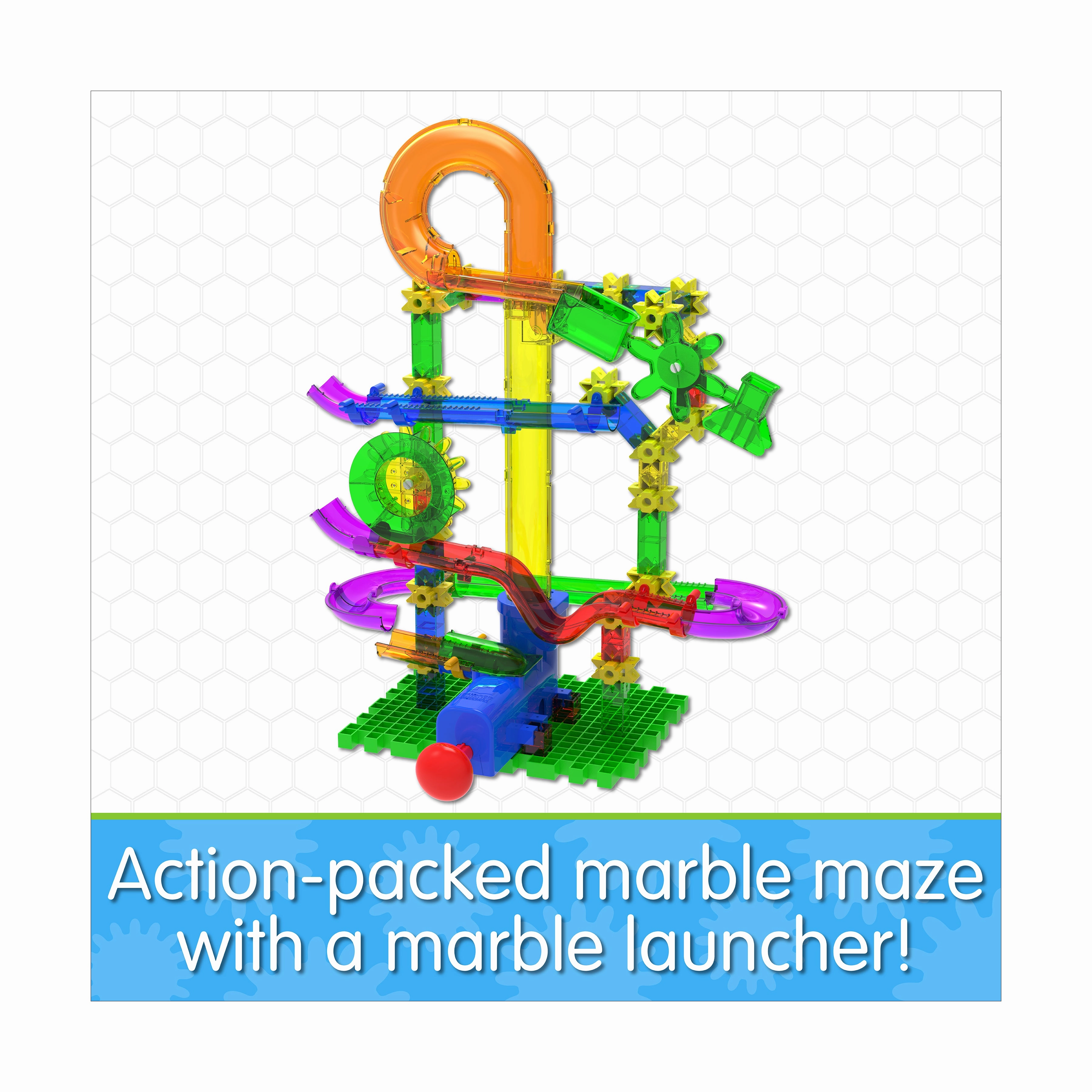 Techno Gears Marble Mania - Xpress 80  Piece Marble Run Set