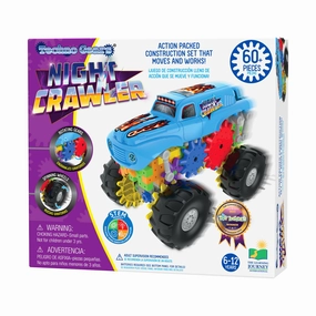 Techno Gears Night Crawler Monster Truck Building Set - 60  Pieces