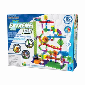 The Learning Journey Techno Gears Marble Mania Extreme Glo - 200  Piece Construction Set
