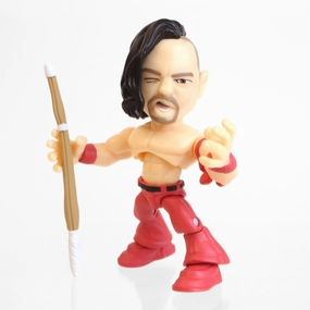 THE LOYAL SUBJECTS WWE 3 INCH(7CM) ARTICULATED VINYL ACTION FIGURE SHINSUKE NAKAMURA RED PANTS