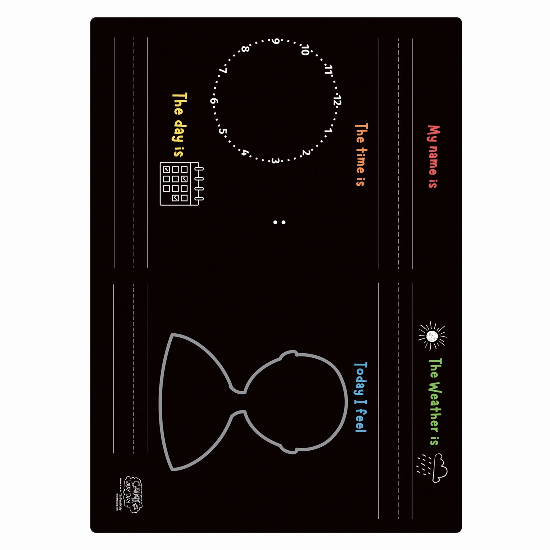 The Pencil Grip Activity Playmat - Reusable Drawing Mat - Pack of 6