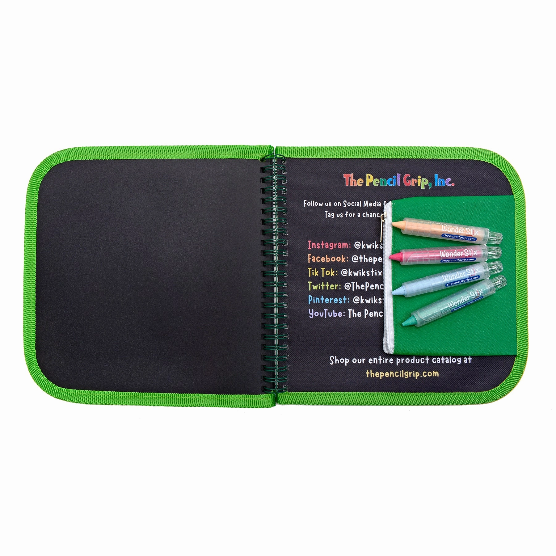 The Pencil Grip Wild Animals Daily Doodler Activity Book with Wonder Stix