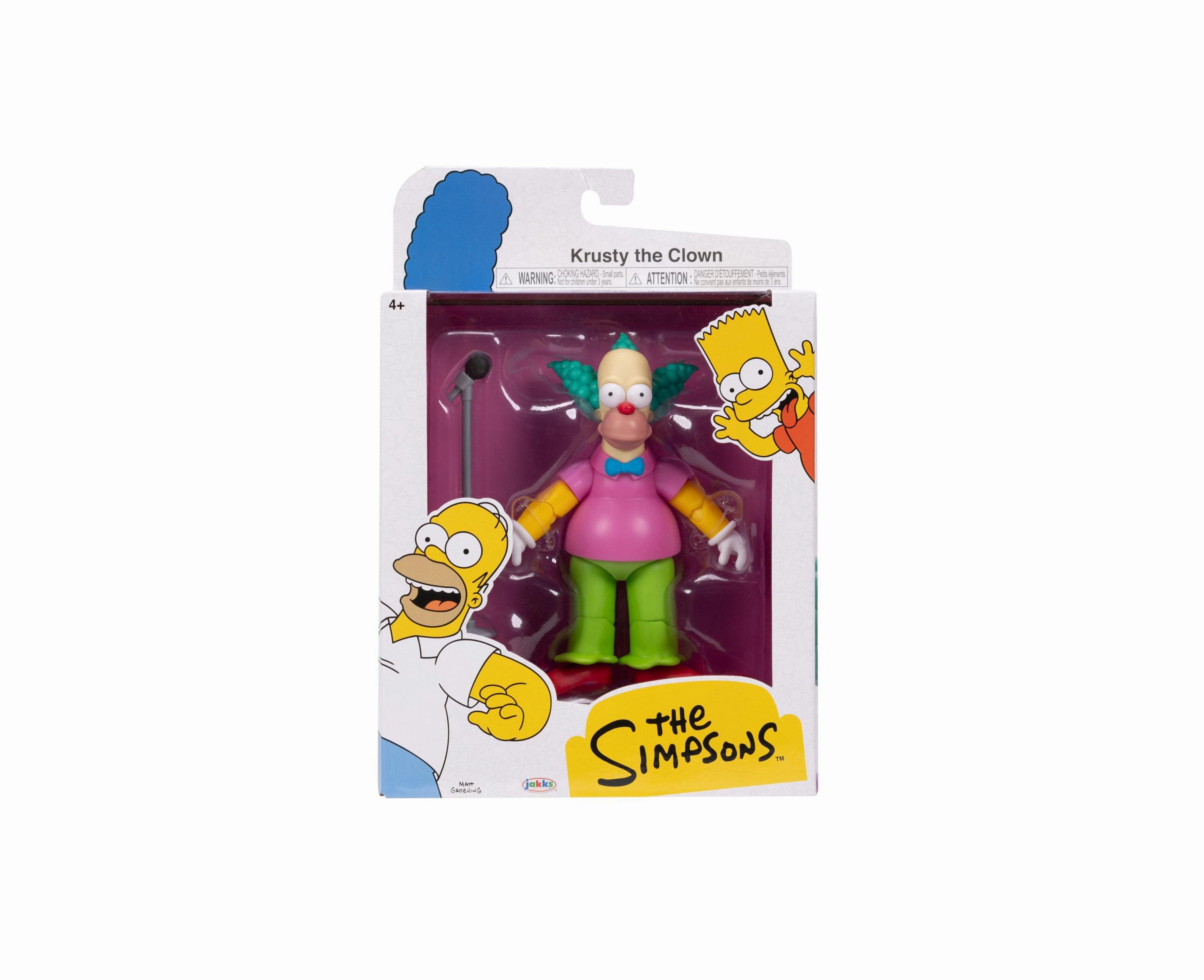 The Simpsons 5-inch Krusty Clown Action Figure with Accessories