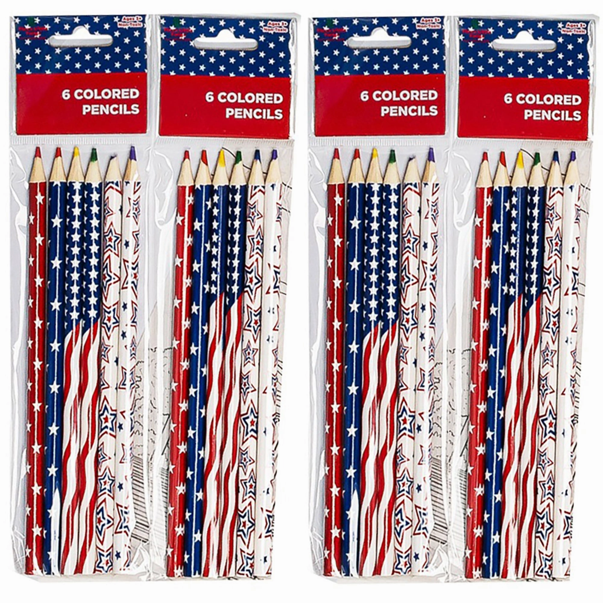 Three Little Twigs Patriotic 8-Piece Coloring Book Bundle for Kids Ages 3 