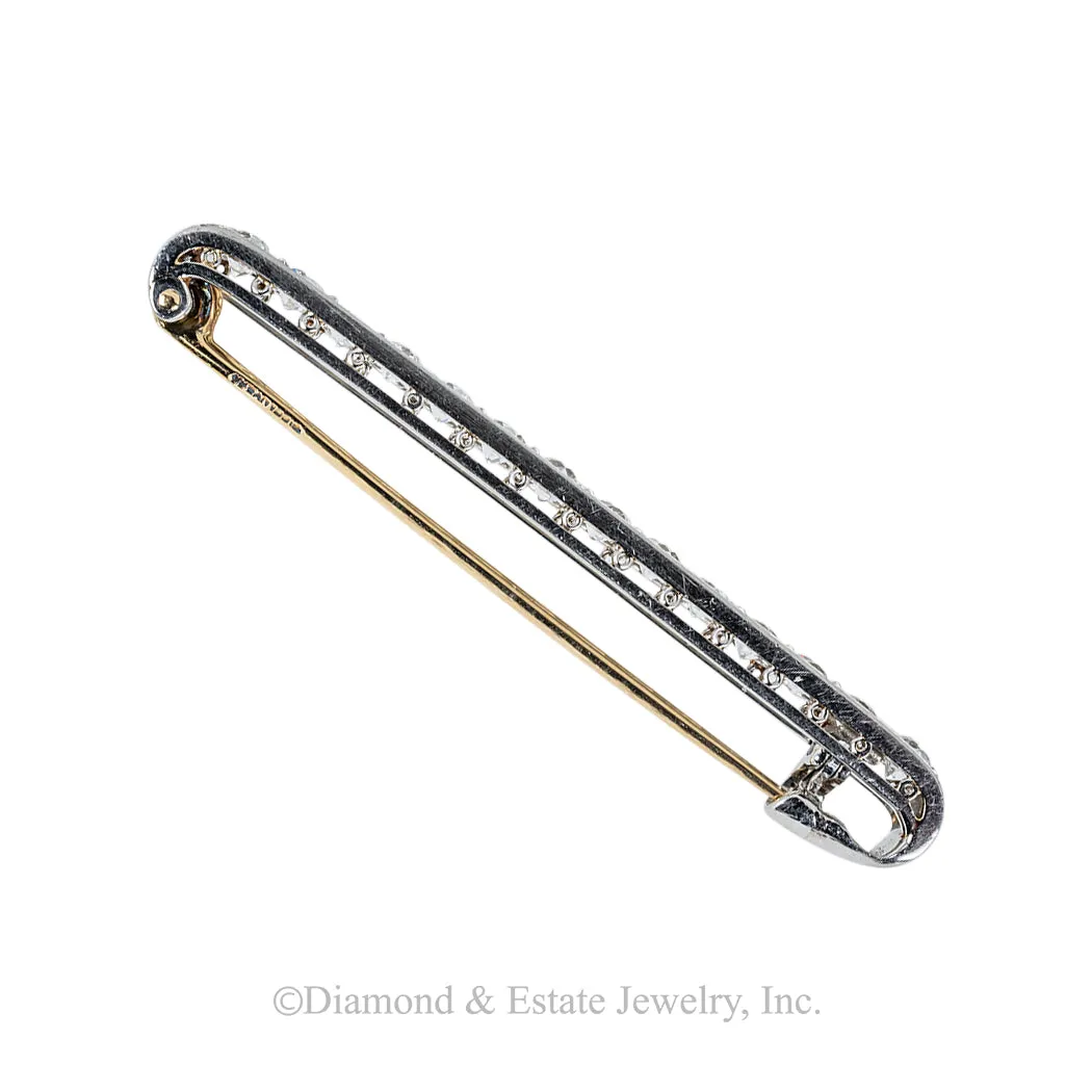 Tiffany & Co Art Deco Diamond Platinum Brooch