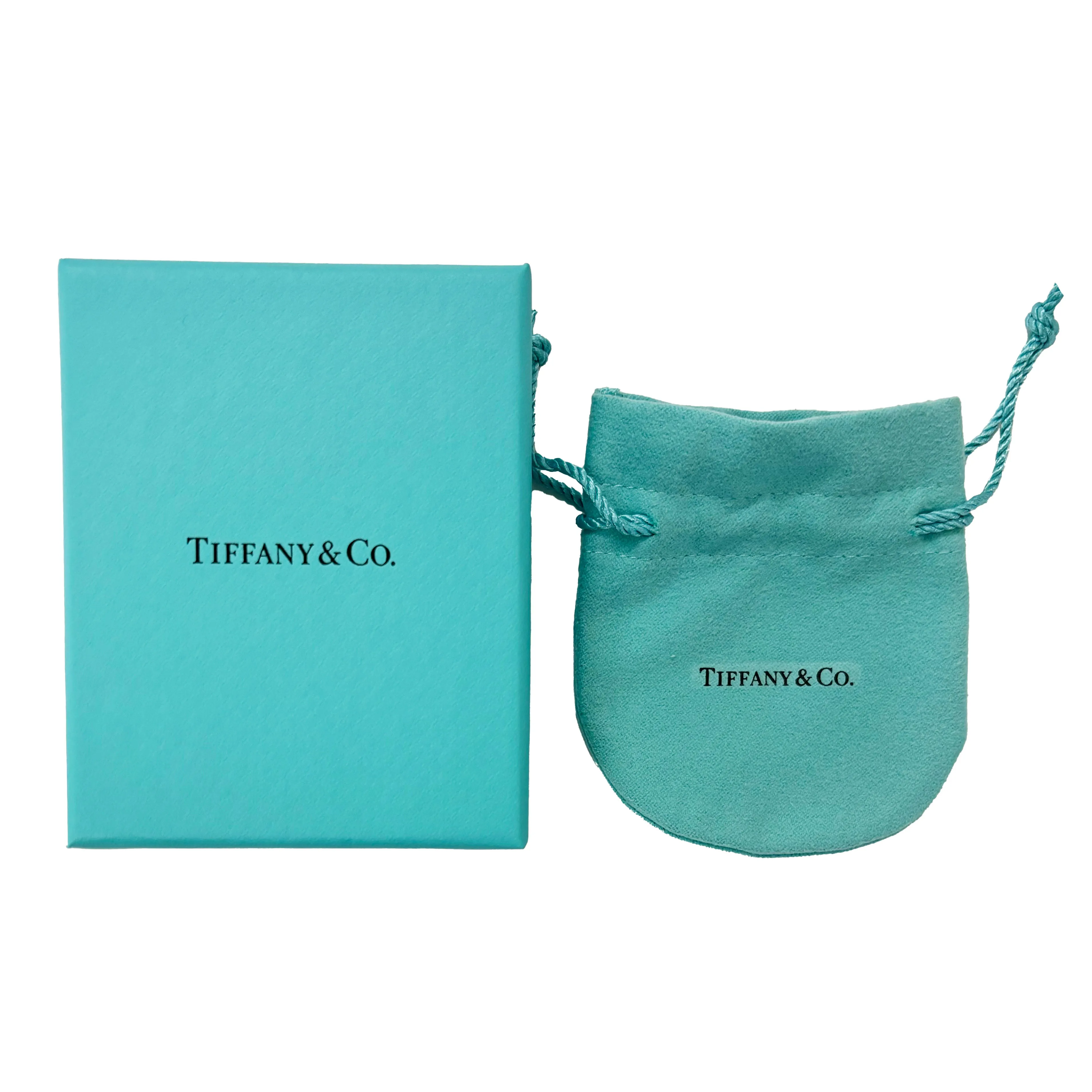 Tiffany & Co. Jewelry Mini Diamond Key Charm in 18k White Gold 0.04 CTW