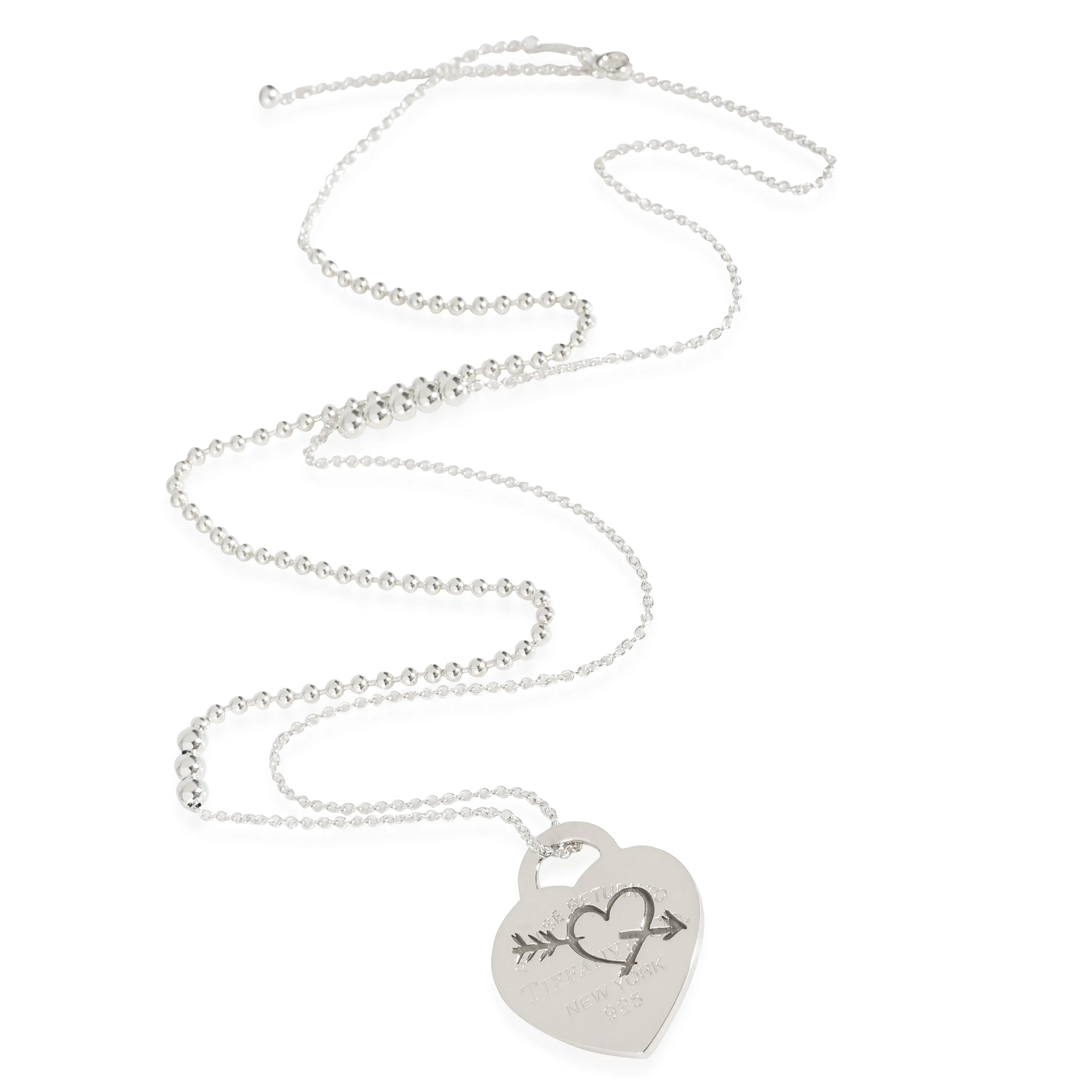 Tiffany & Co. Jewelry Return To Tiffany Heart & Arrow Pendant in Sterling Silver