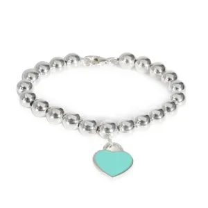 Tiffany & Co. Jewelry Return To Tiffany Heart Tag Ball Bracelet in Sterling Silver