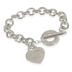 Tiffany & Co. Jewelry Return To Tiffany Heart Tag Bracelet in Sterling Silver