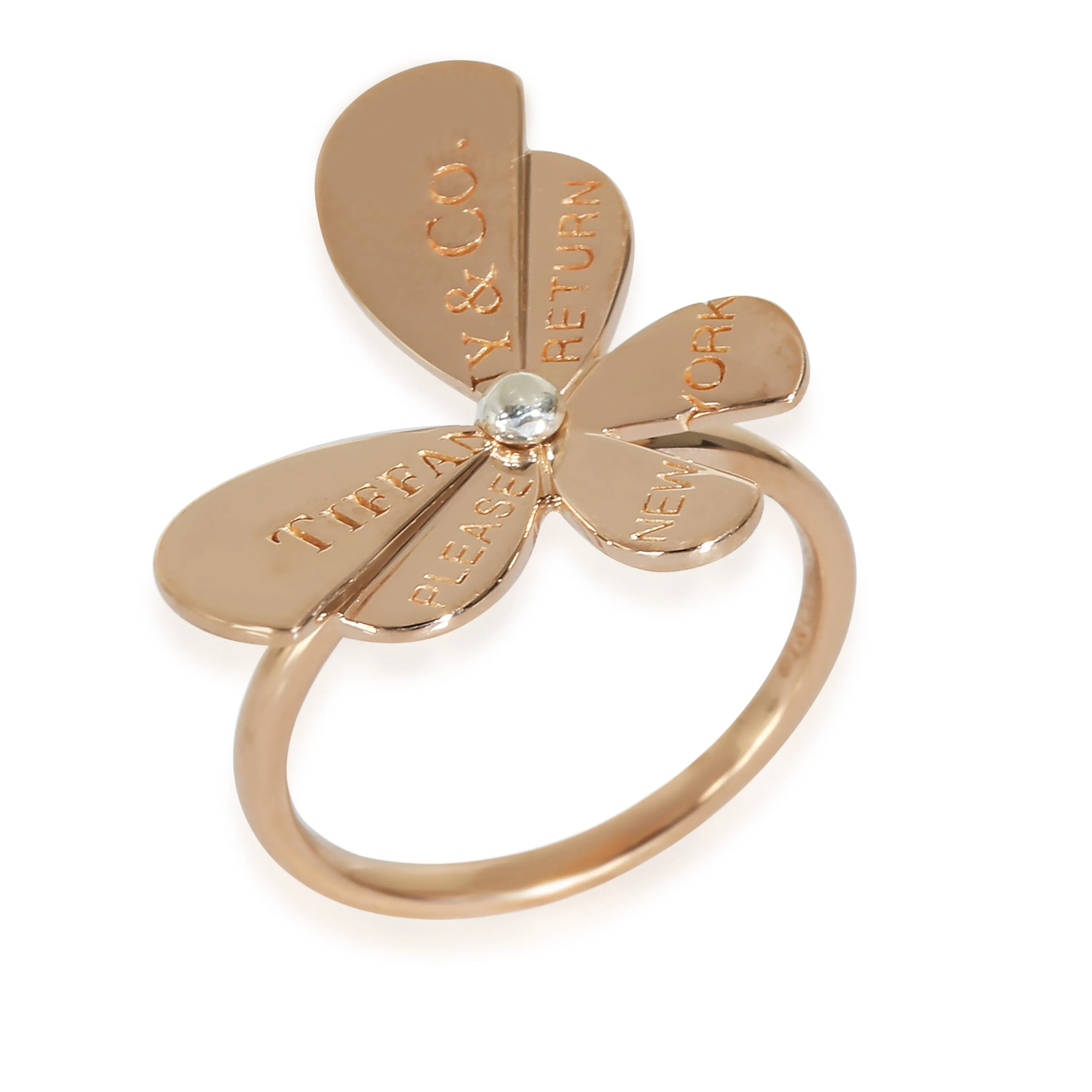 Tiffany & Co. Jewelry Return To Tiffany Love Bug Ring in 18KT Pink Gold/Sterling Silver