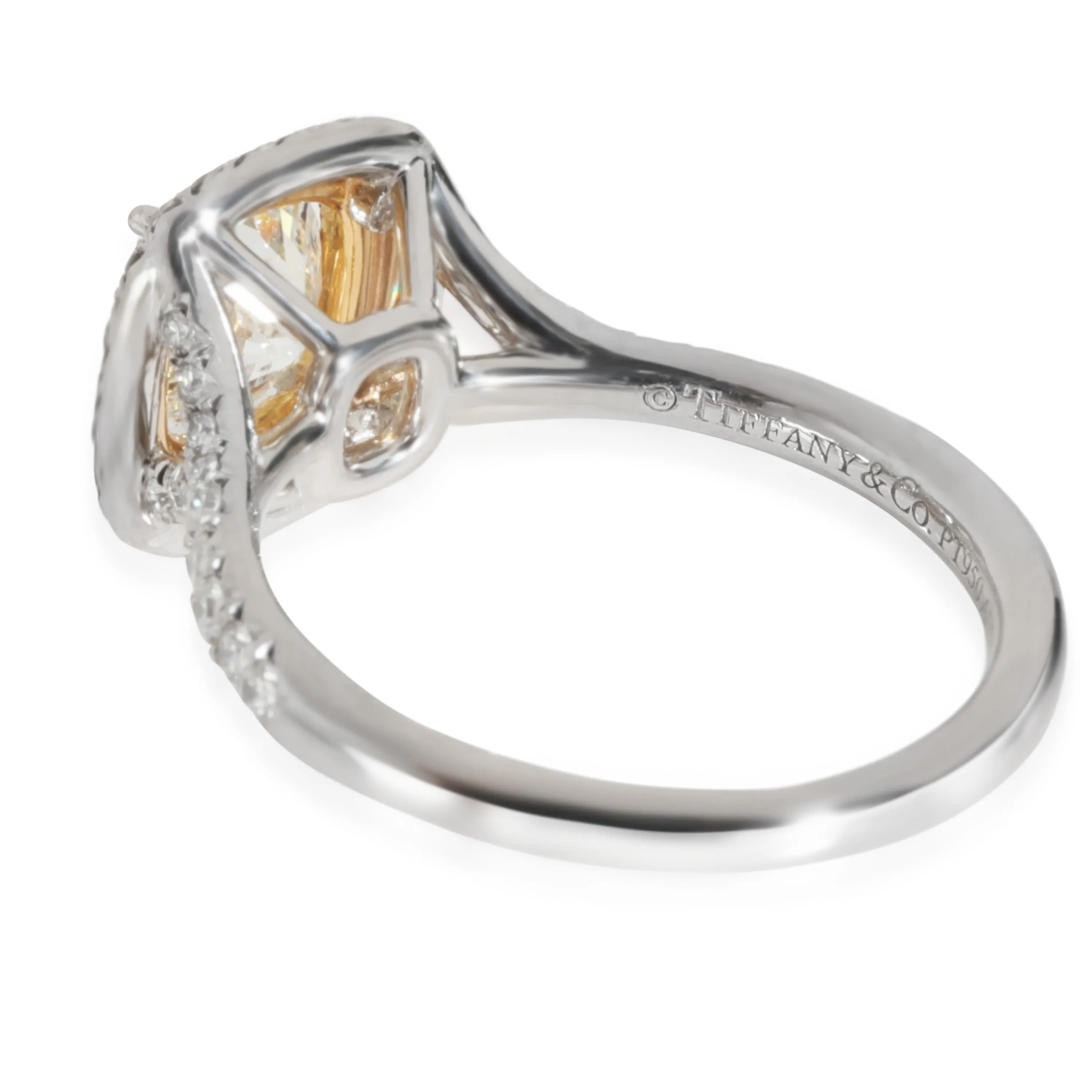 Tiffany & Co. Jewelry Soleste Engagement Ring in 18k Pink Gold/Platinum H VS1 1.52 CTW