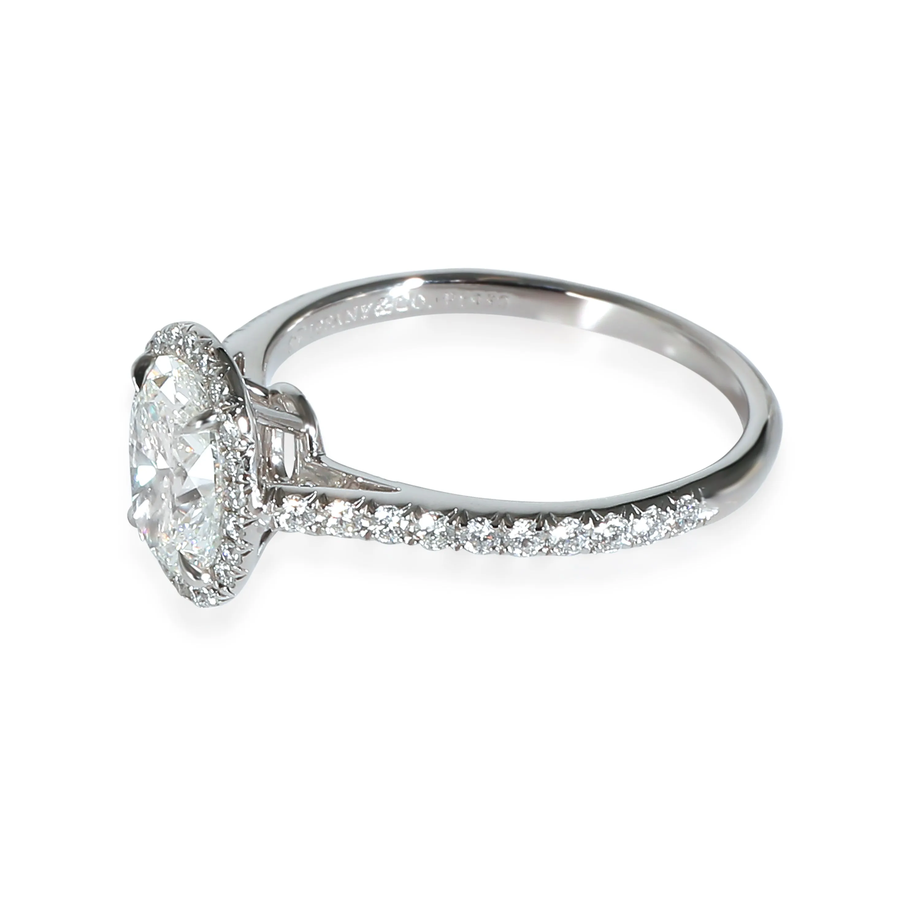 Tiffany & Co. Jewelry Soleste Engagement Ring in  Platinum G VS1 1.29 CTW