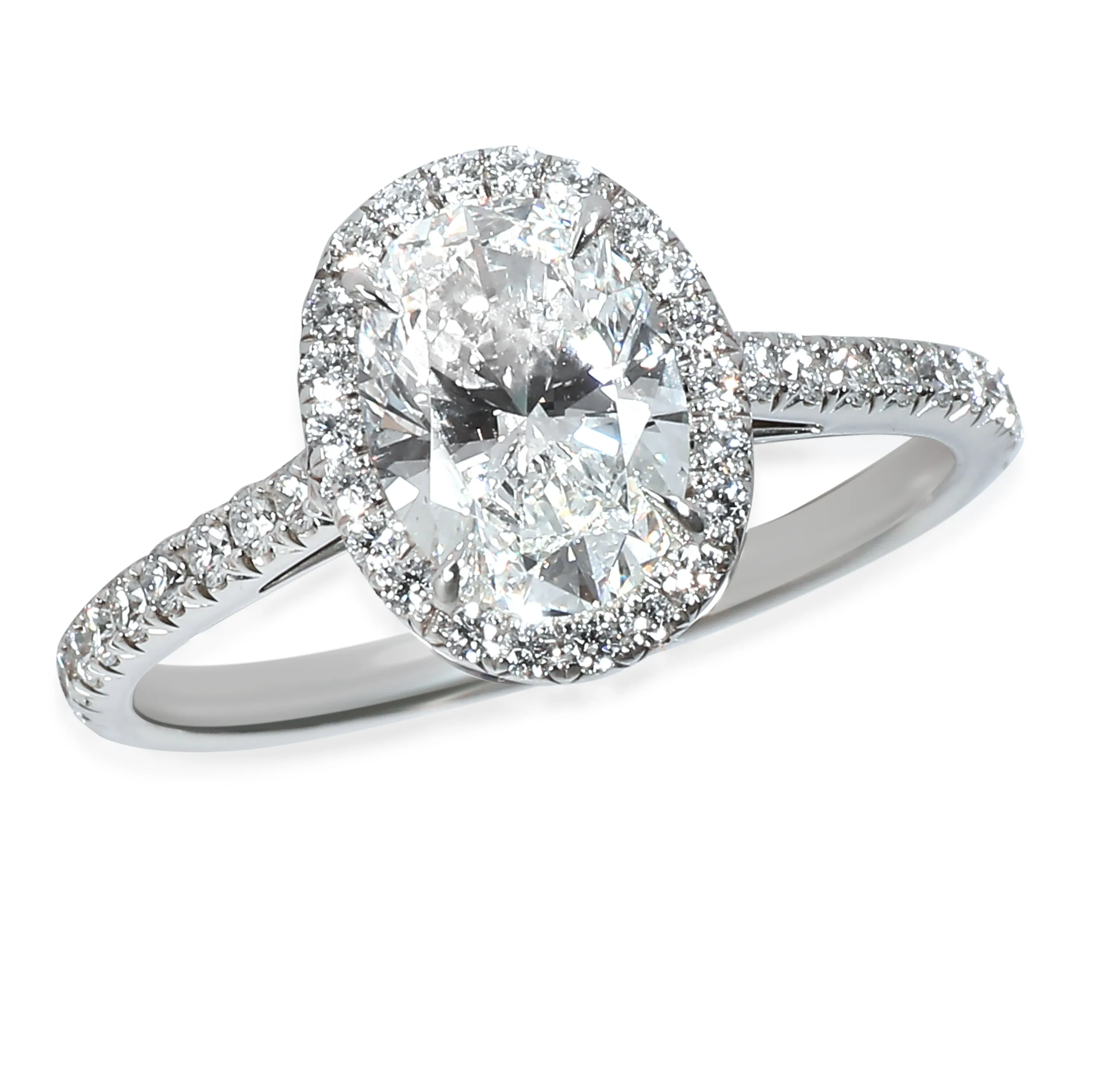 Tiffany & Co. Jewelry Soleste Engagement Ring in  Platinum G VS1 1.29 CTW