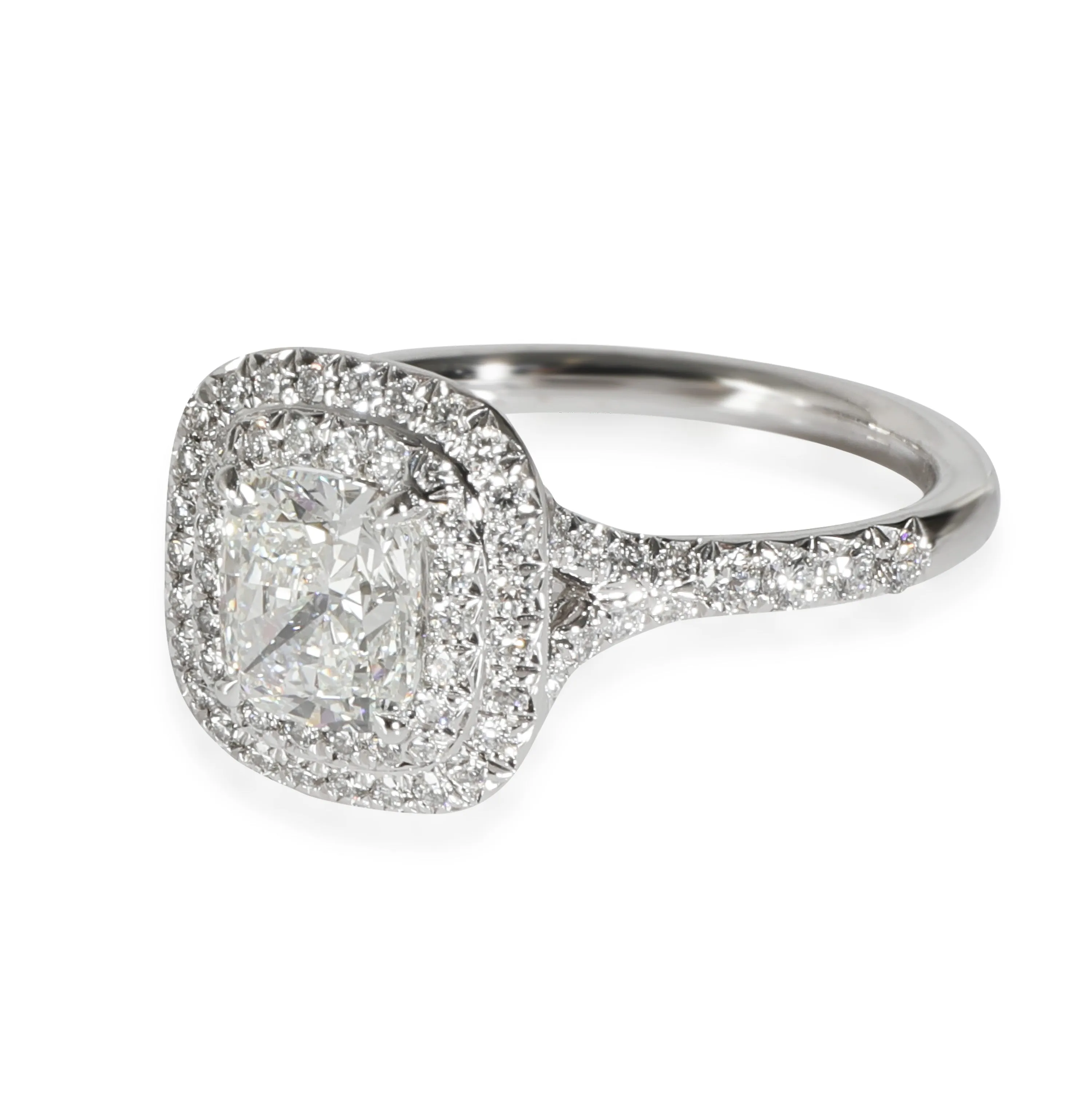 Tiffany & Co. Jewelry Soleste Engagement Ring in  Platinum G VS1 1.37 CTW