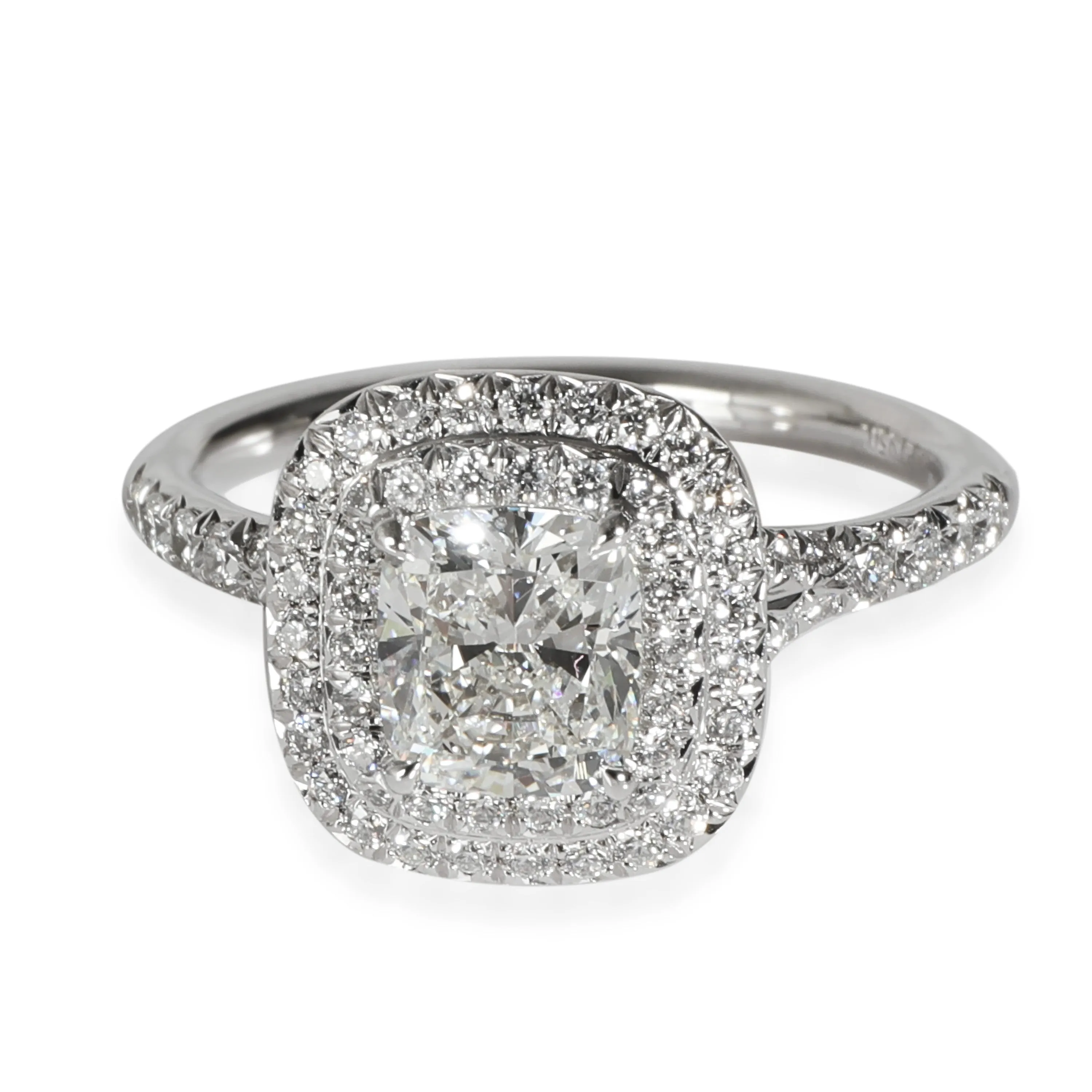 Tiffany & Co. Jewelry Soleste Engagement Ring in  Platinum G VS1 1.37 CTW