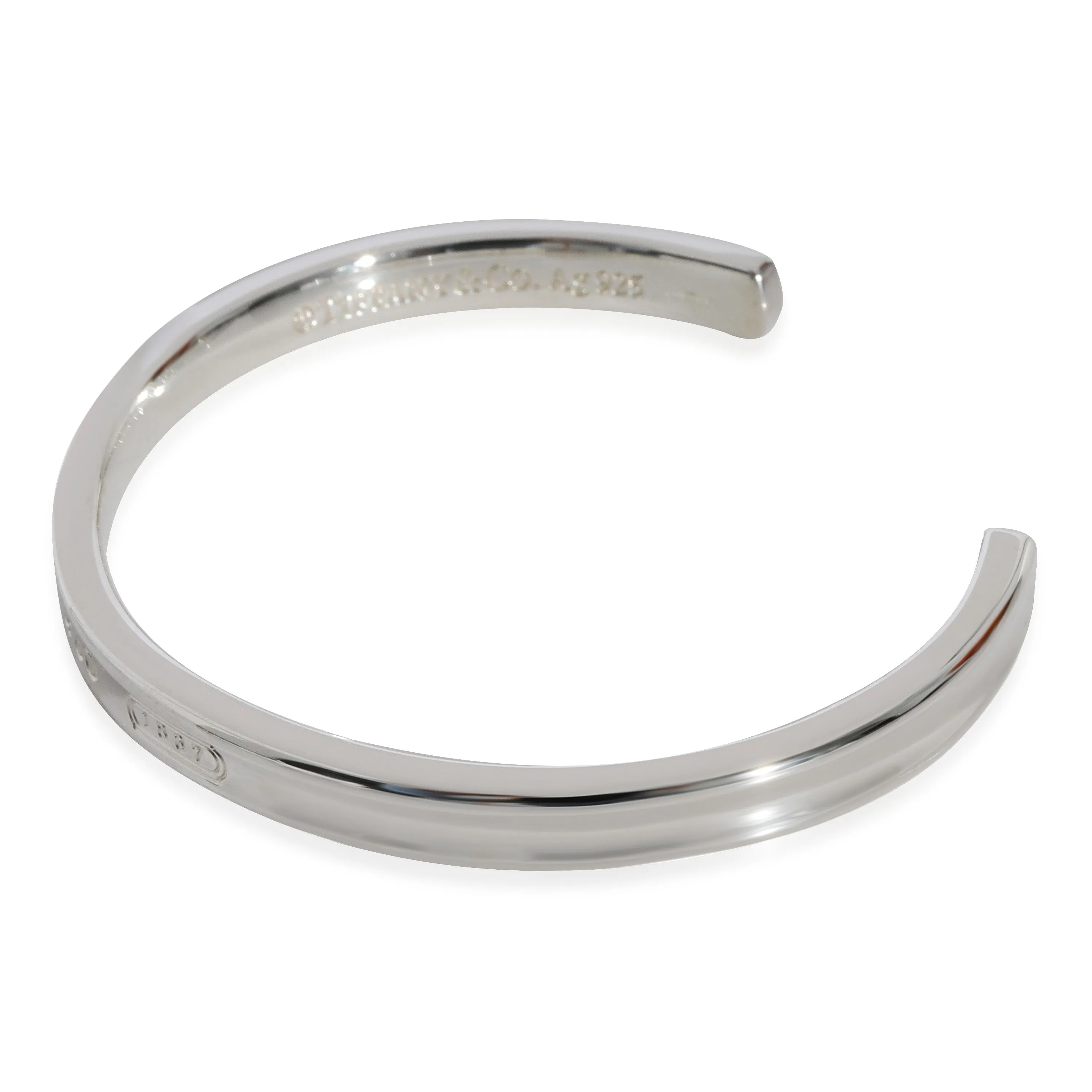 Tiffany & Co. Jewelry Tiffany & Co. 1837 Narrow Cuff Bracelet in Sterling Silver, Small Size