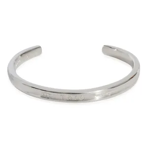 Tiffany & Co. Jewelry Tiffany & Co. 1837 Narrow Cuff Bracelet in Sterling Silver, Small Size