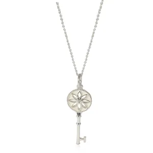 Tiffany & Co. Jewelry Tiffany & Co. Daisy Key Diamond Pendant in Sterling Silver 0.01 CTW
