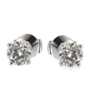Tiffany & Co. Jewelry Tiffany & Co. Diamond Stud Earrings in Platinum F VS2 2.00 CTW