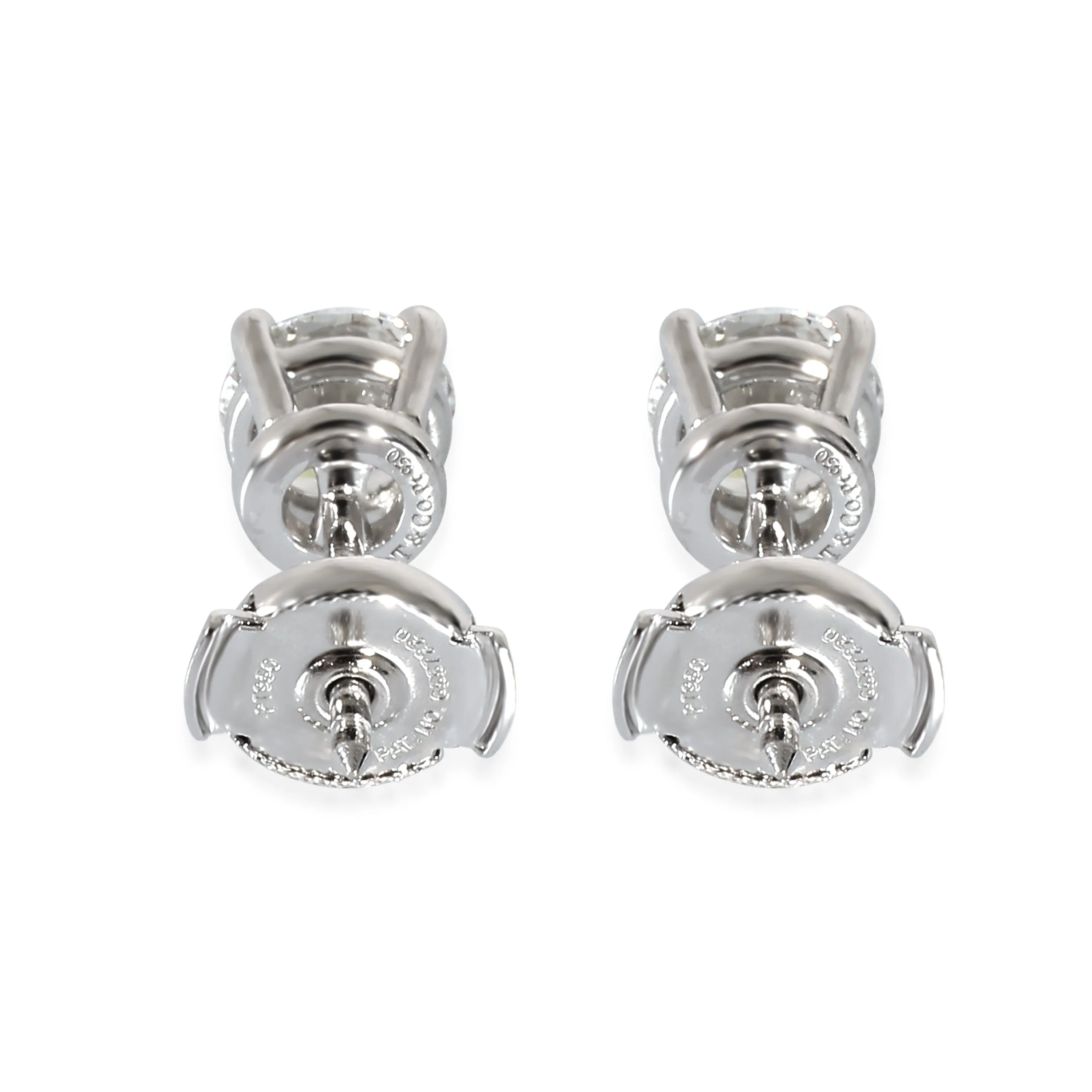 Tiffany & Co. Jewelry Tiffany & Co. Diamond Stud Earrings in Platinum F VS2 2.00 CTW
