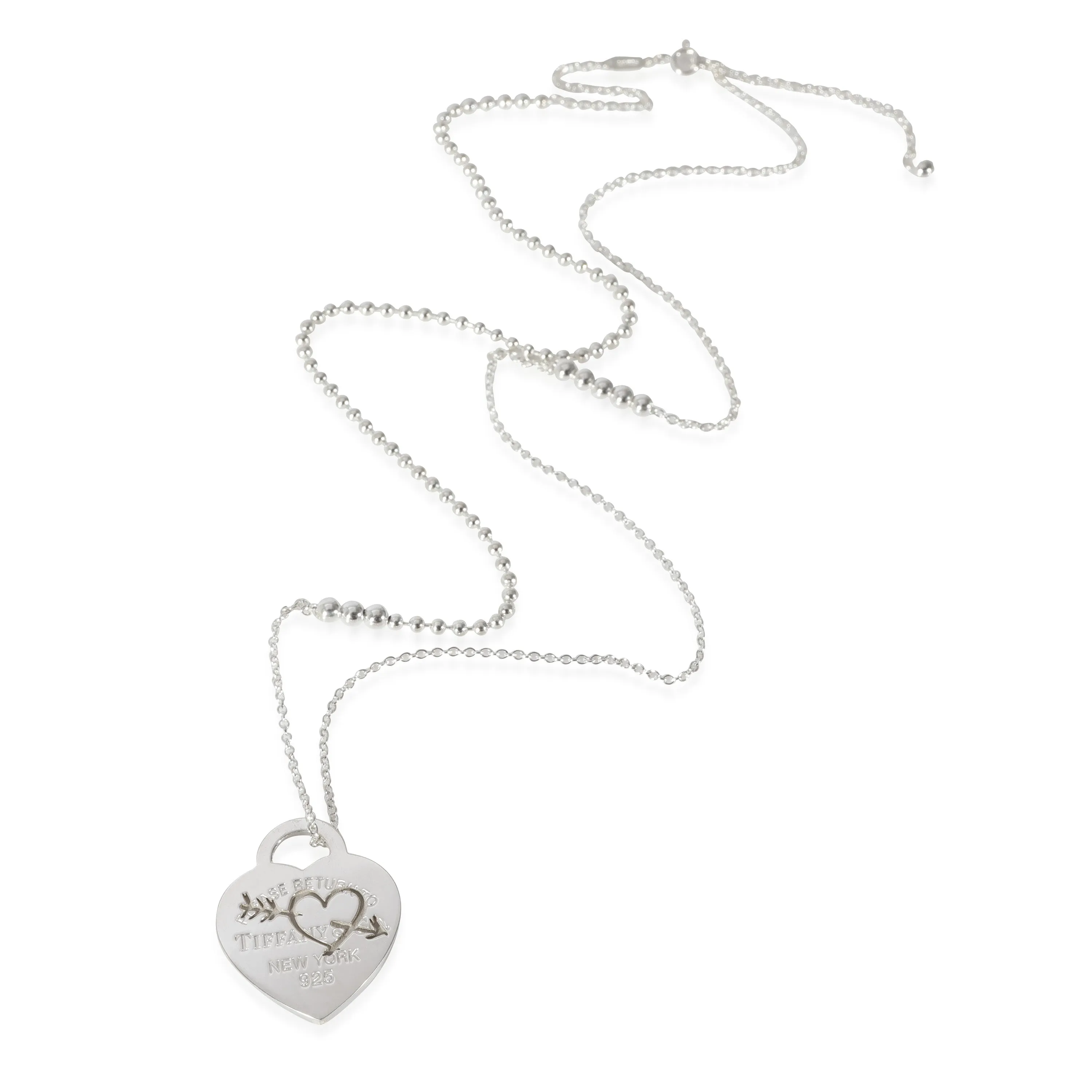 Tiffany & Co. Jewelry Tiffany & Co. Return To Tiffany Heart & Arrow Pendant in  Sterling Silver