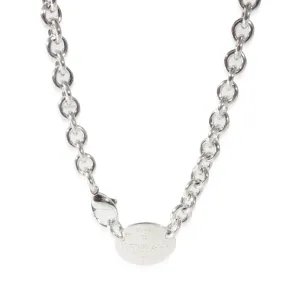 Tiffany & Co. Jewelry Tiffany & Co. Return To Tiffany Oval Tag Necklace in Sterling Silver