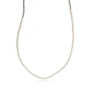 Tiffany & Co. Jewelry Tiffany & Co. Return To Tiffany Wrap Necklace in Sterling Silver & Pearls