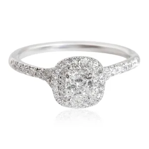 Tiffany & Co. Jewelry Tiffany & Co. Soleste Diamond Engagement Ring in Platinum F VS1 0.80 ctw