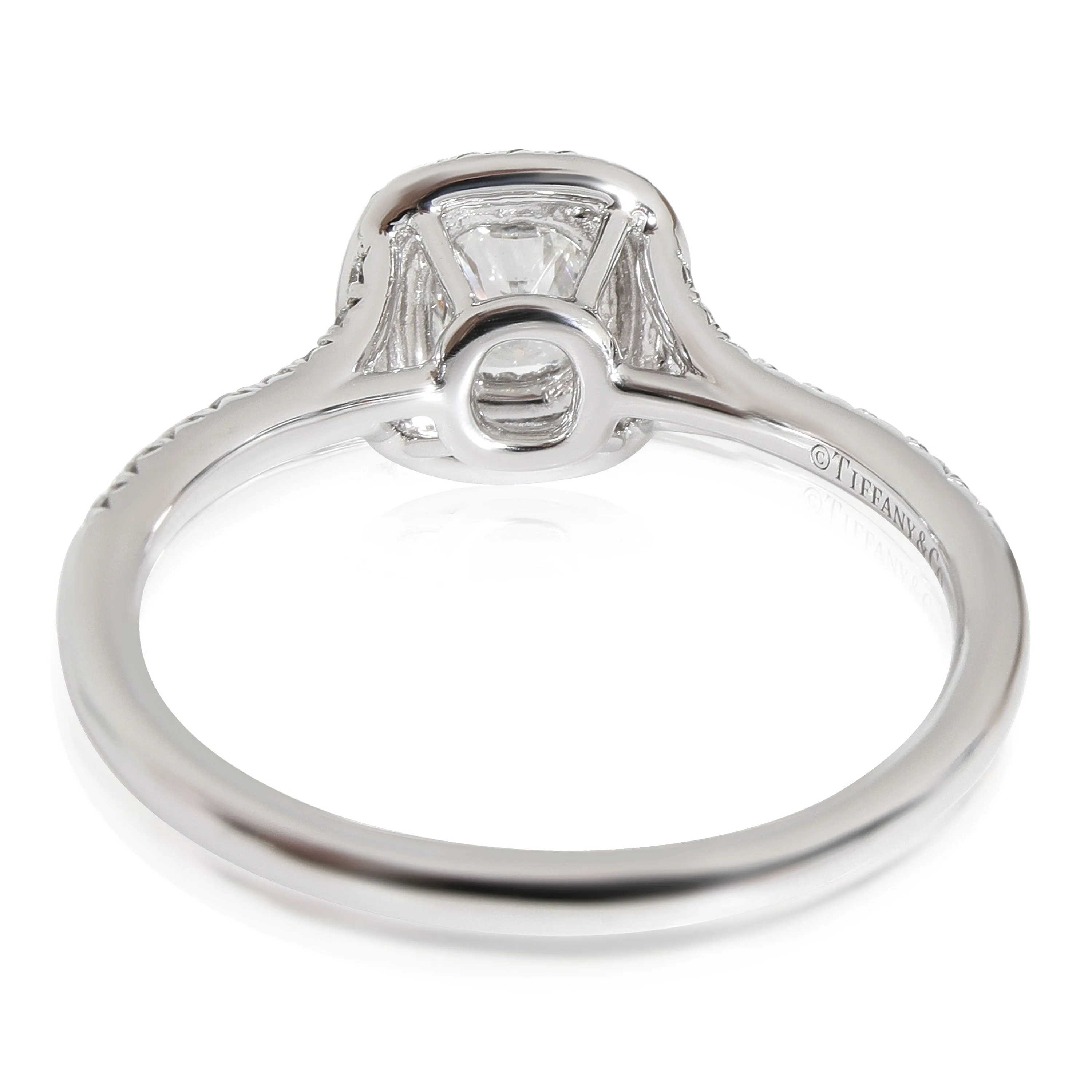 Tiffany & Co. Jewelry Tiffany & Co. Soleste Diamond Engagement Ring in Platinum F VS1 0.80 ctw