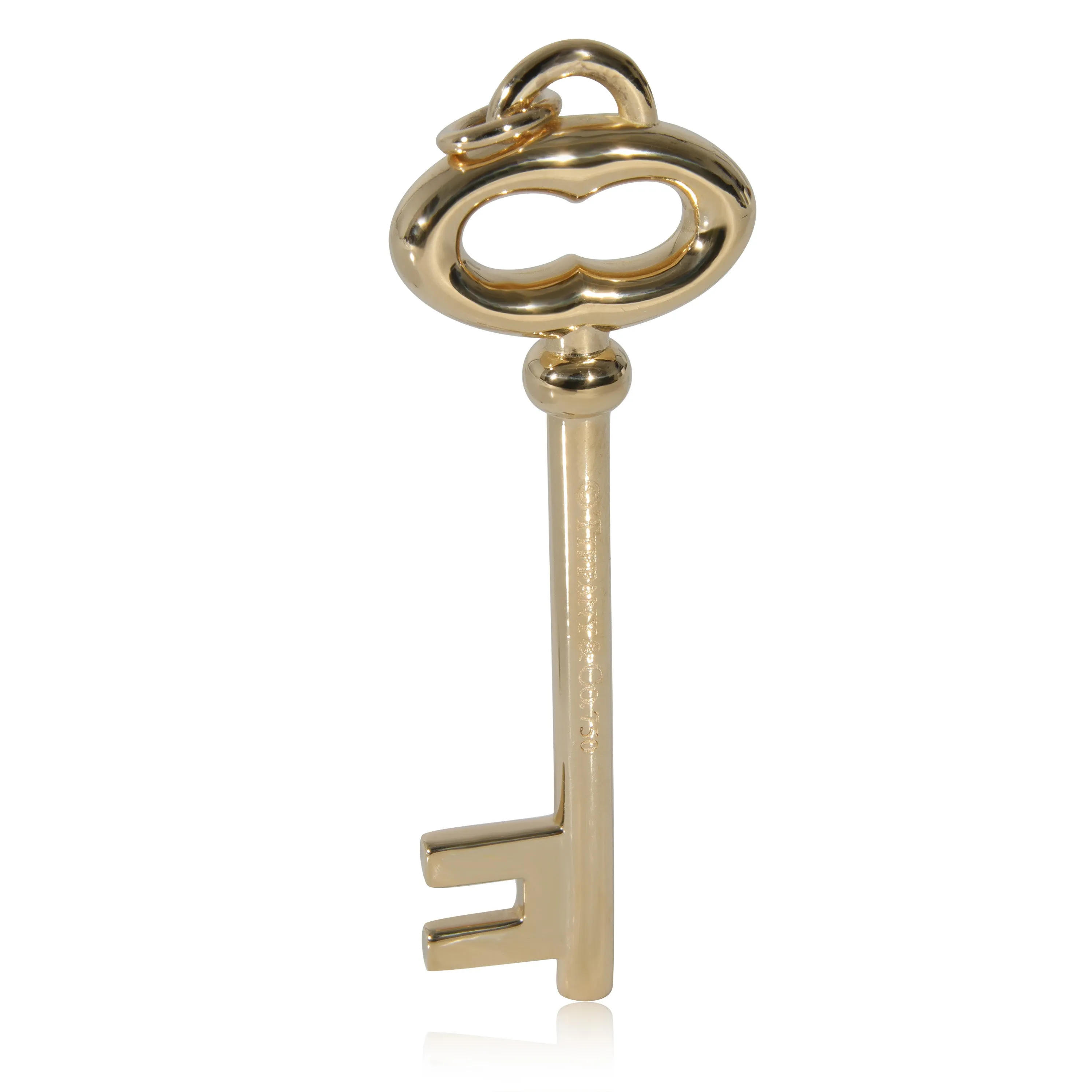 Tiffany & Co. Jewelry Tiffany & Co. Tiffany Keys Oval Pendant in 18k Yellow Gold
