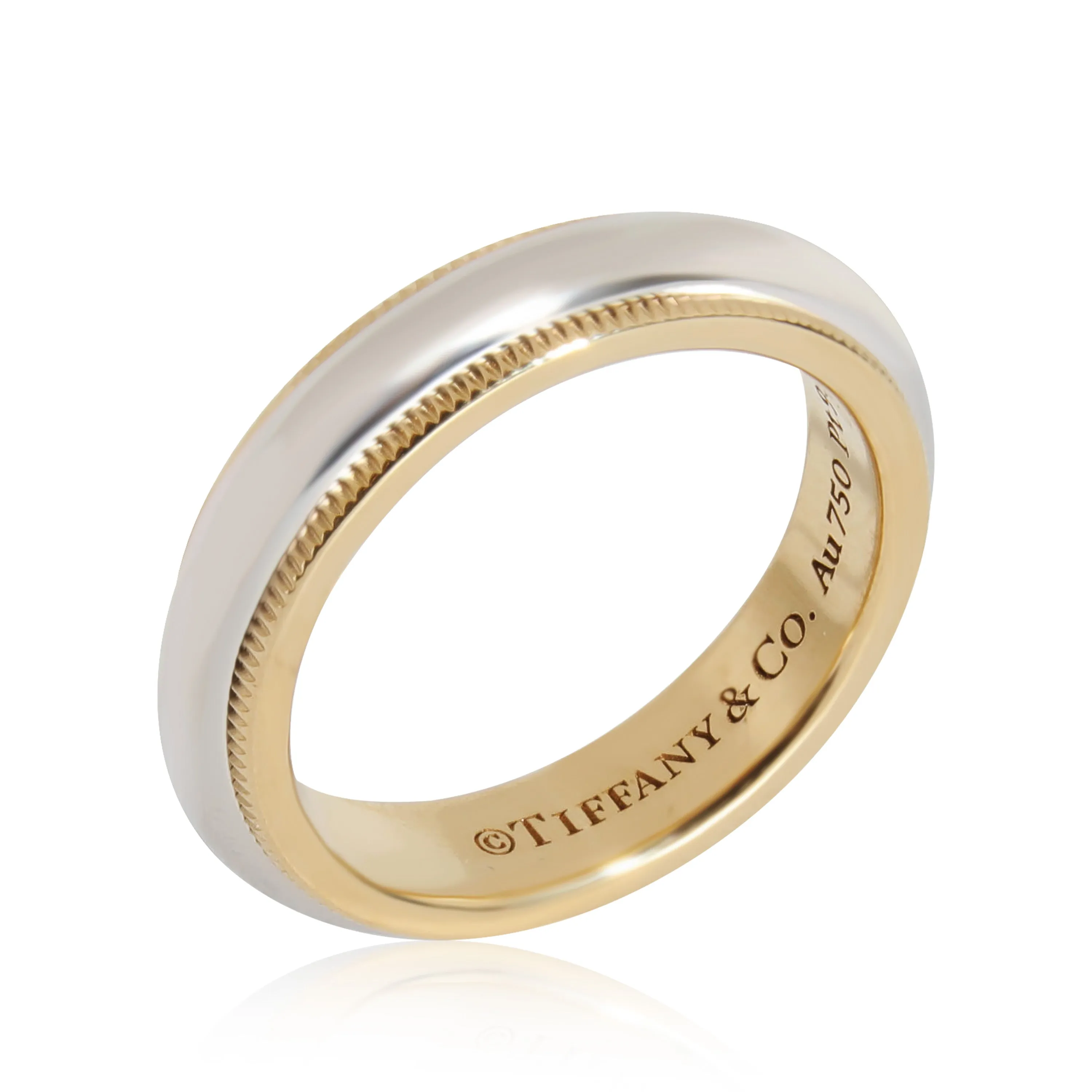 Tiffany & Co. Jewelry Tiffany & Co. Tiffany Together Wedding Band in 18k & 950 Yellow Gold/Platinum