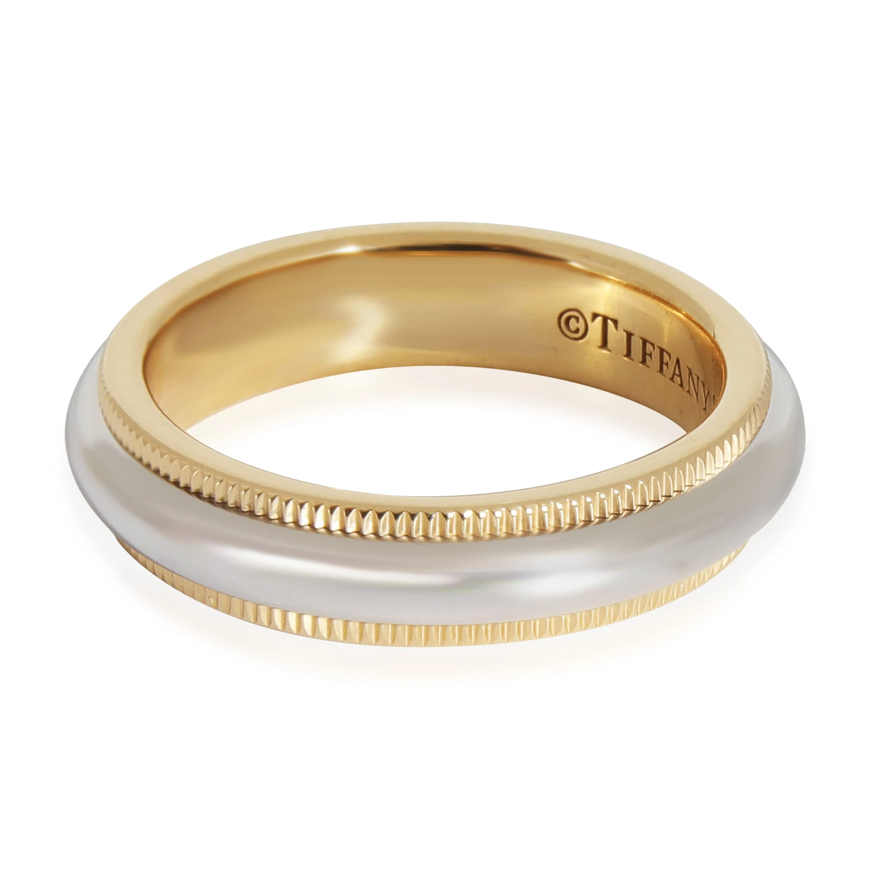 Tiffany & Co. Jewelry Tiffany & Co. Tiffany Together Wedding Band in 18k & 950 Yellow Gold/Platinum