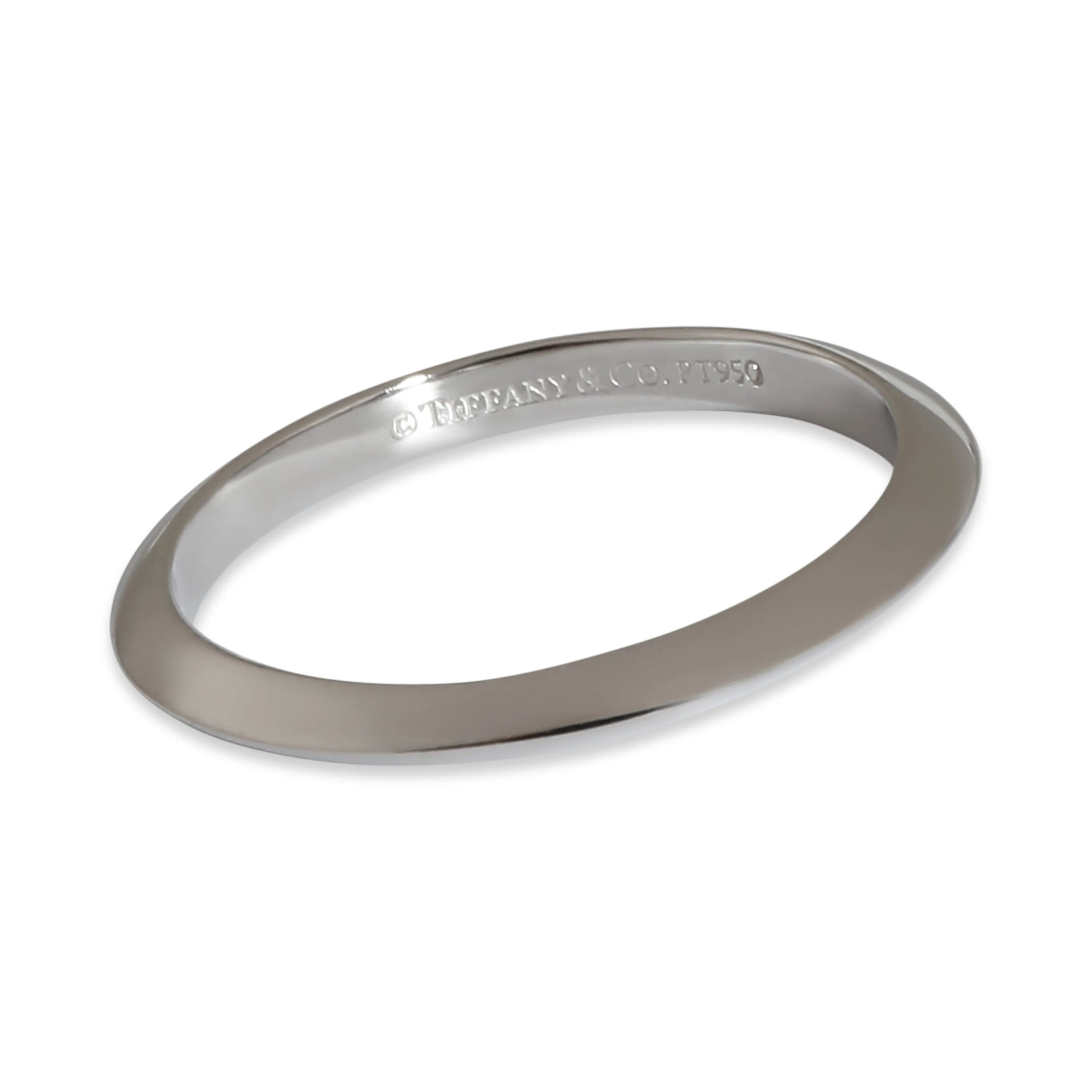 Tiffany & Co. Jewelry Tiffany Setting Knife Edge Band in  Platinum