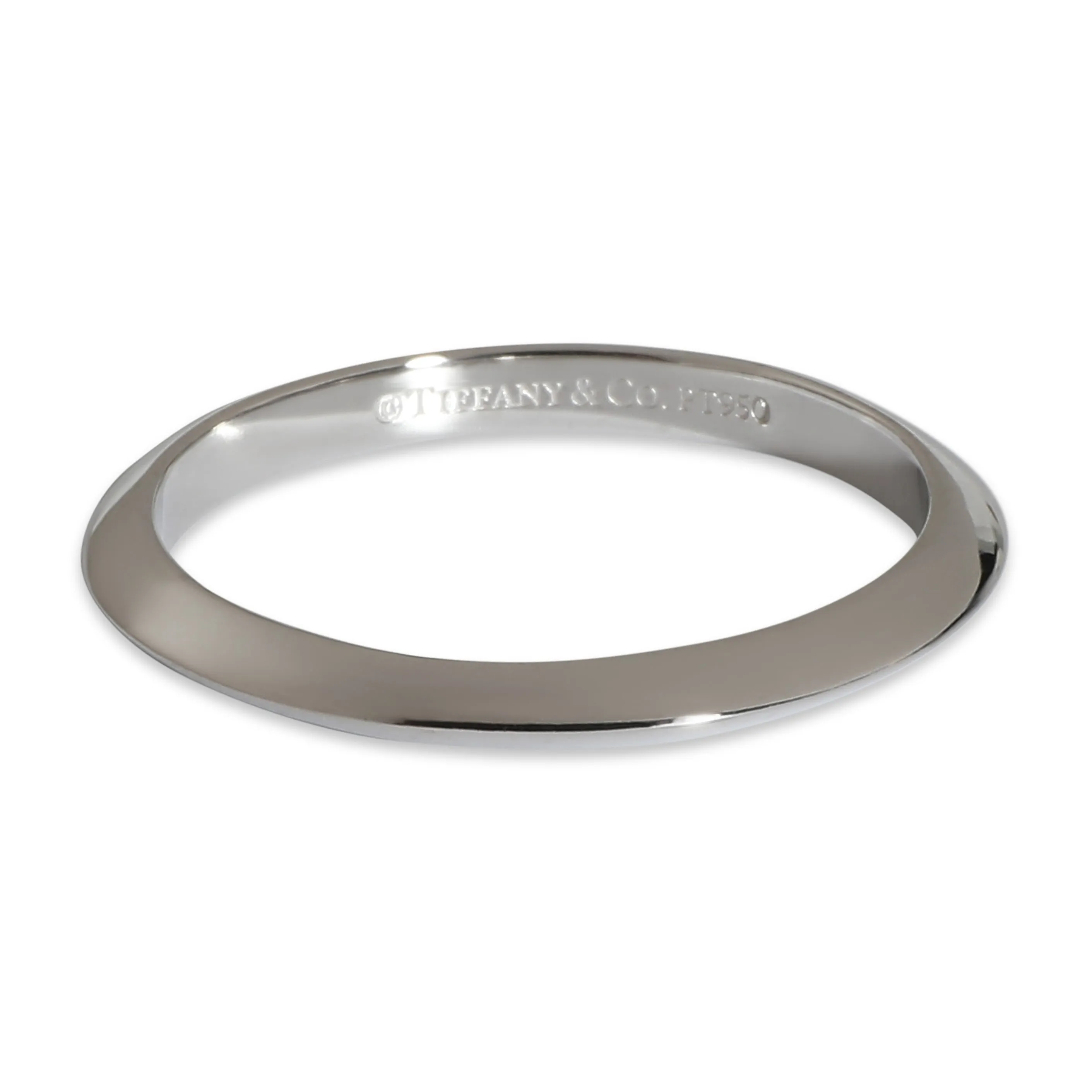 Tiffany & Co. Jewelry Tiffany Setting Knife Edge Band in  Platinum