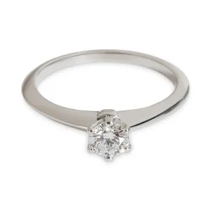 Tiffany & Co. Jewelry Tiffany Solitaire Engagement Ring in  Platinum E VVS1 0.32 CTW